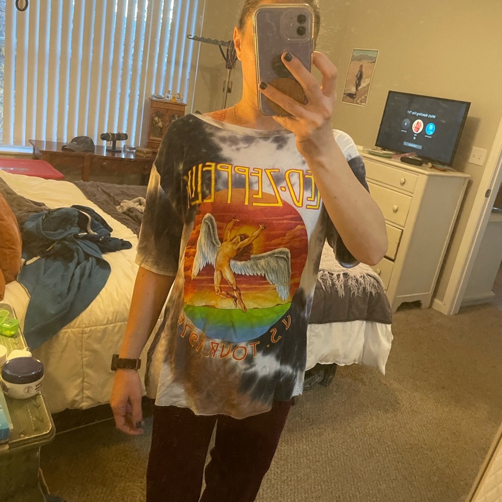 Life clothing Led Zeppelin tie dye tee